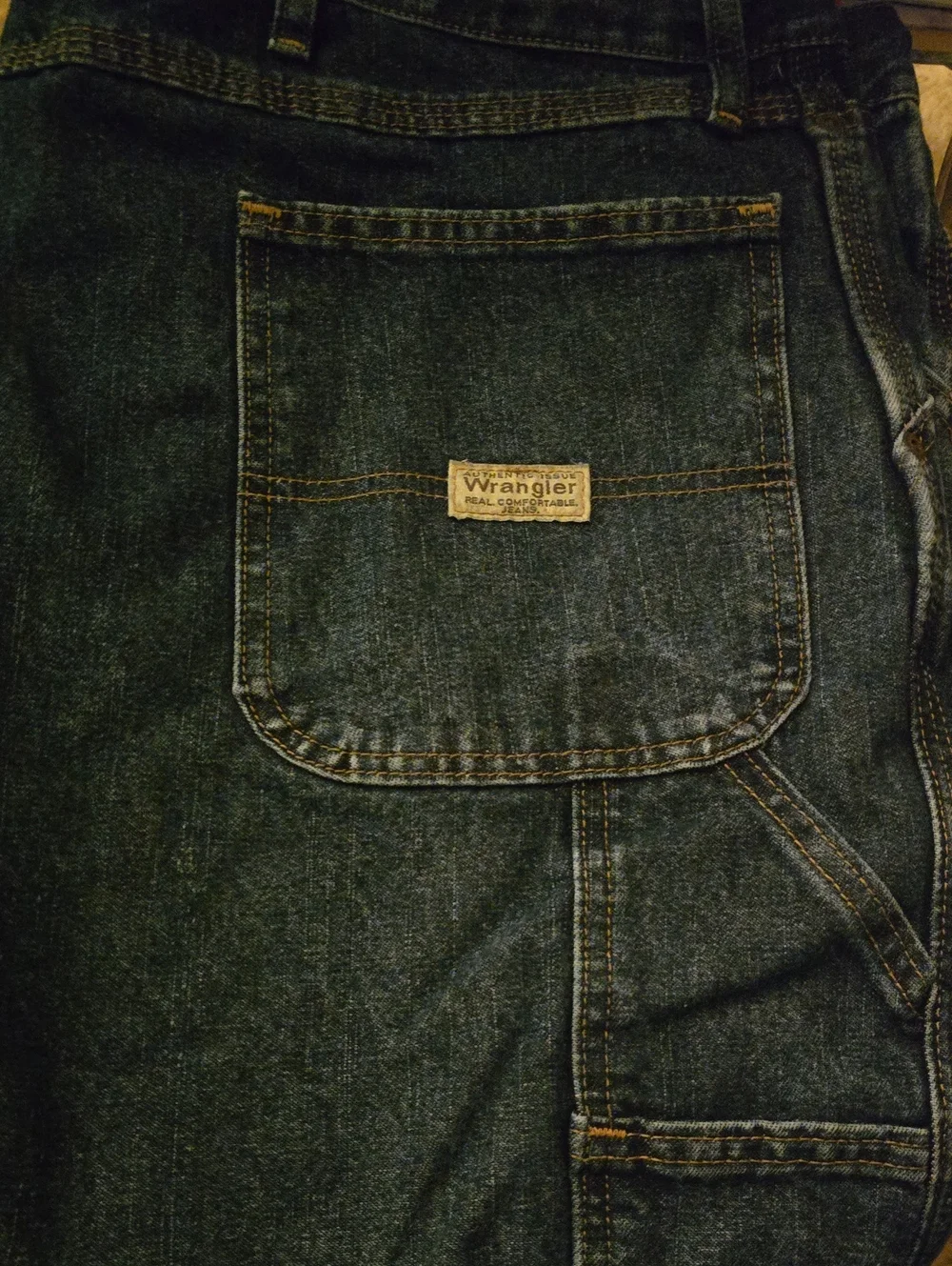 Wrangler Jeans Men’s Size 44 Blue Carpenter Relaxed Jeans